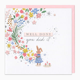 Bunny Bloom Well Done Card