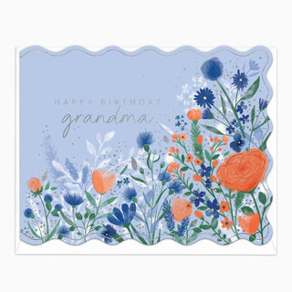 Cottage Garden Grandma Birthday Card