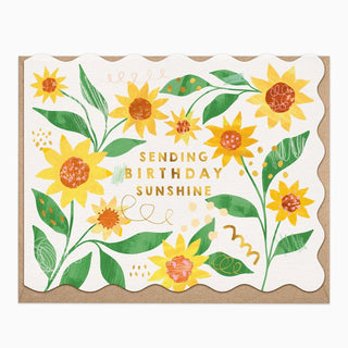 Sunflower Sunshine Birthday Card