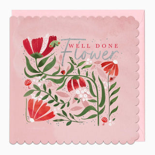 Well Done Flower Card