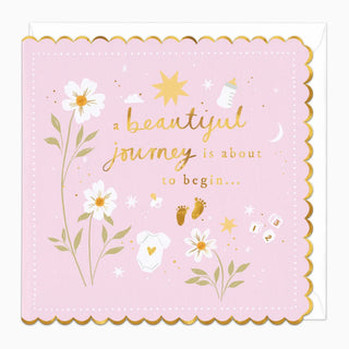 Beautiful Journey New Baby Card
