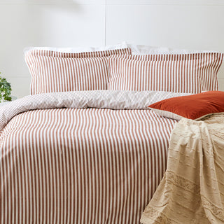 Hebden Single Duvet Set Pecan