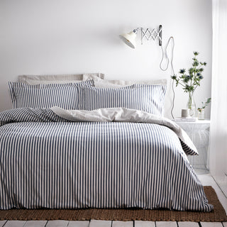 Hebden Superking Duvet Set Navy
