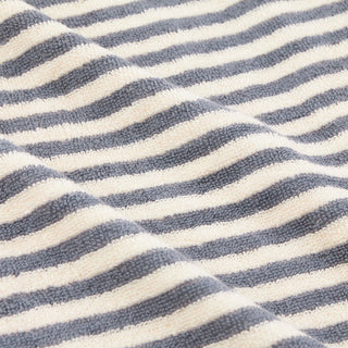 Hebden Stripe Bath Sheet Denim Blue
