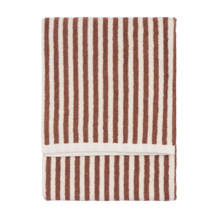 Hebden Striped Hand Towel Pecan/Natural