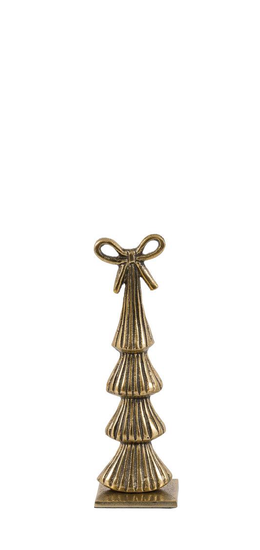 Heritage Bow Tree Ornament Gold
