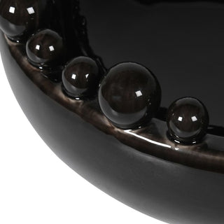 Black Bobble Edged Bowl