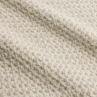 Hebden Textured Waffle Bath Towel Stone