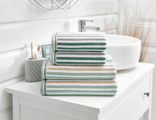 Hanover Stripe Hand Towel Seagrass