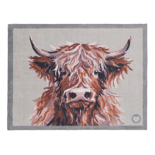 Heritage Highland Cow Door Mat