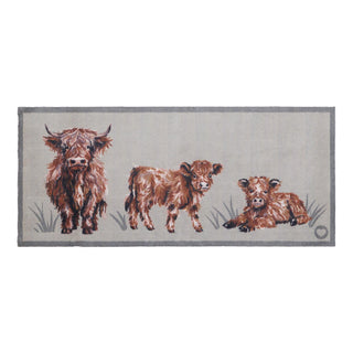 Heritage Highland Cow Door Runner