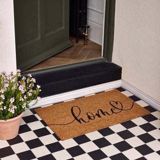 Home Script Coir Door Mat