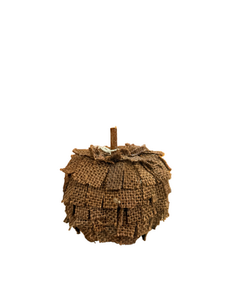 Dark Brown Hessian Pumpkin