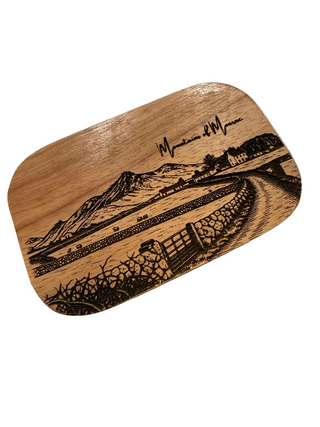 Mountains of Mourne Slieve Binnian Green Butter Dish