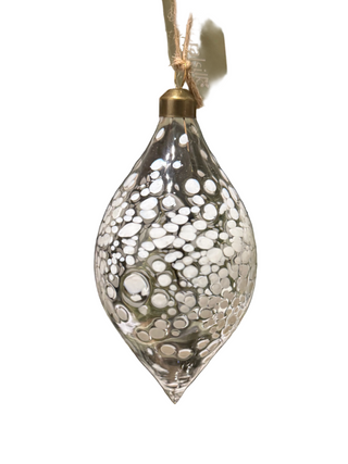 Transparent Clear Sierra Finial 12cm