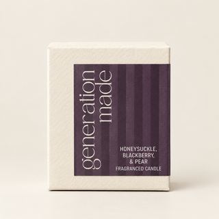 Generation Made Honeysuckle, Blackberry & Pear Candle