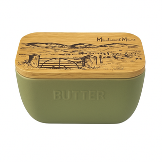 Mountains of Mourne Sage Green Butter Dish