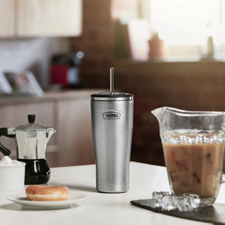 Icon Cold Cup with Straw - Stainless Steel