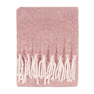 Isla Woven Tasselled Throw Heather