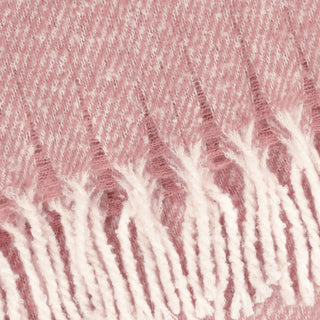 Isla Woven Tasselled Throw Heather