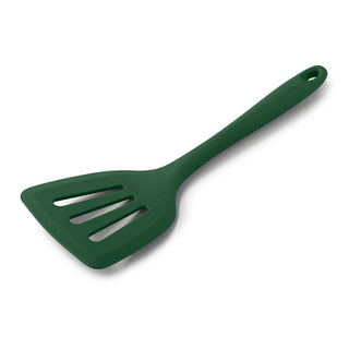 Forest Green Silicone Slotted Turner