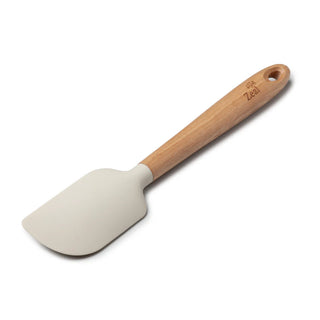 Cream Large Spatula with Ash Handle