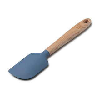 Petrol Blue Large Spatula with Ash Handle