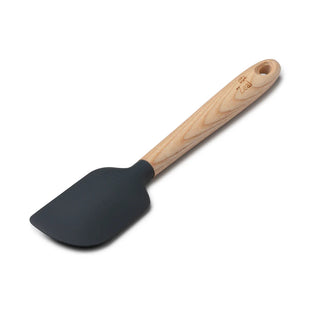 Dark Grey Large Spatula with Ash Handle