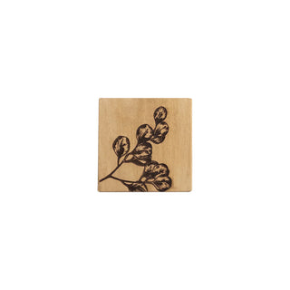 Beech Single Coaster Flora