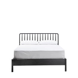 WycombeSpindle Bed Black Double