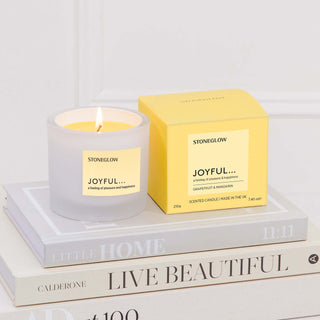 Affirmations Joyful Grapefruit & Mandarin Candle Tumbler