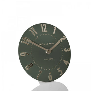 Mulberry Mantel Clock Olive Green 6"