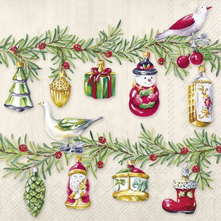 Rosehip And Ivy Cream Lunch Napkins