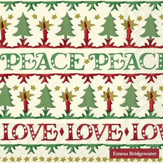 Christmas Joy Cream Lunch Napkins