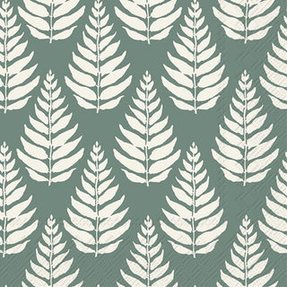 Autumn Trees Blue Lunch Napkins
