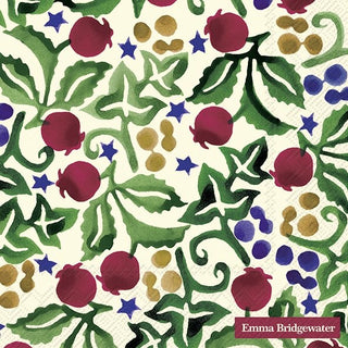 Christmas Garland Cream Lunch Napkins