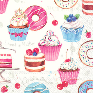 Donuts Love Lunch Napkin
