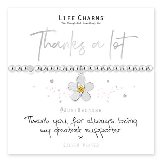 Thanks A Lot Flower Bracelet