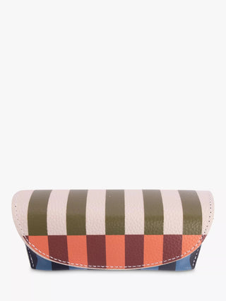 Multi Stripe Flap Glasses Case