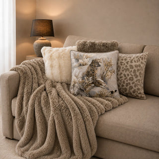 Fairbank Fur Cream Cushion