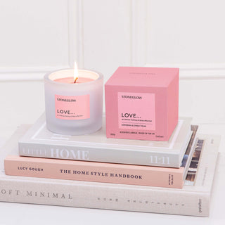 Affirmations Love Gardenia & Sweet Pear Candle Tumbler