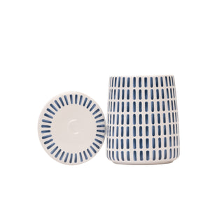 At Home Coffee Canister Blue