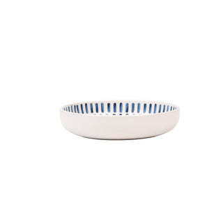 At Home Pasta Bowl Blue