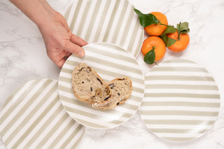 At Home Side Plate Grey