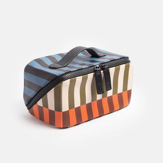 Retro Stripe Flat Lay Wash Bag