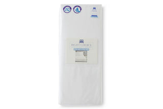 Lux Microfibre White Extra Deep Fitted Sheet Double