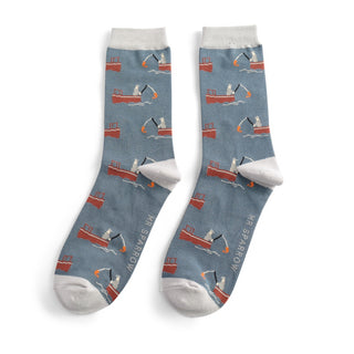 Gone Fishing Denim Socks