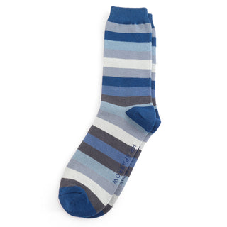 Striped Navy Socks