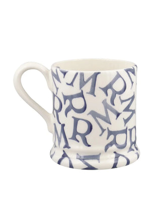 M.R Blue 1/2 Pint Mug