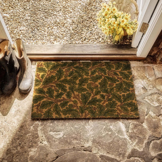 Morris & Co Printed Oak Coir Door Mat
